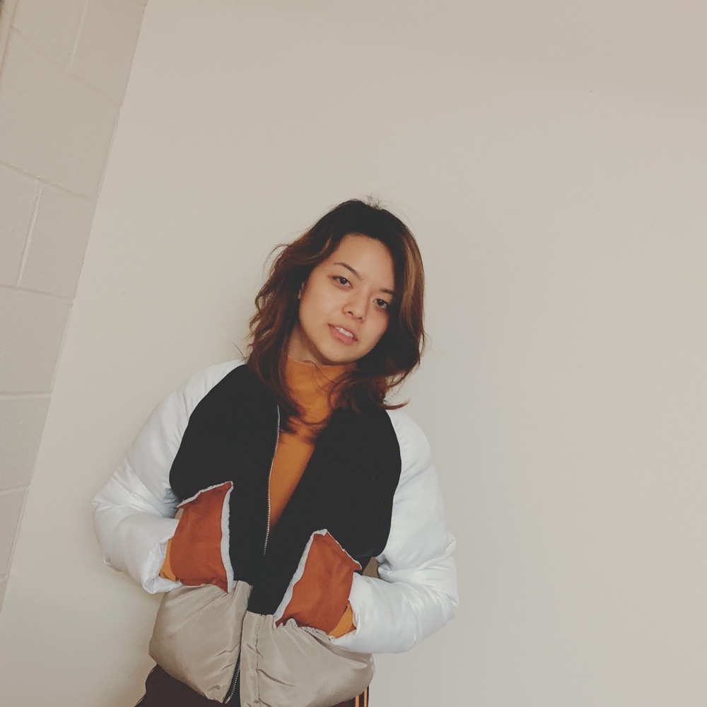 Block Cropped Puffer Jacket